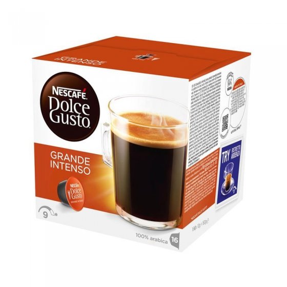 Cafea capsule Grande Intenso Nescafe Dolce Gusto, 16 capsule