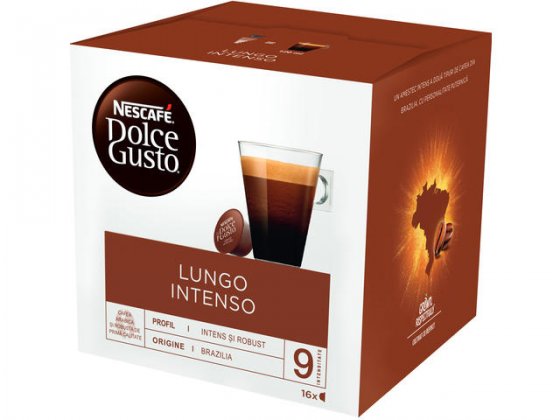 Capsule Nescafe Dolce Gusto Caffe Lungo Intenso, 16 capsule