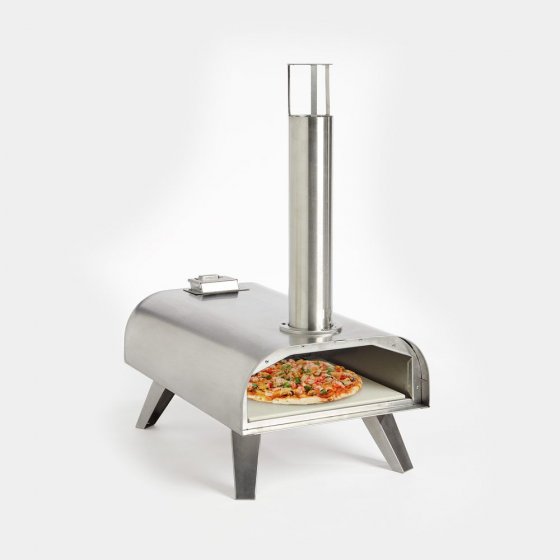 Cuptor Pizza pentru Exterior VonHaus 2500553, alimentat cu peleti, dimensiune maxima pizza 33 cm, temperatura maxima 350 grade, include piatra de pizza