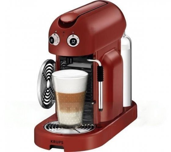 Espressor Nespresso Maestria XN800610, putere 2300W, presiune 19 bar, capacitate 1.4L, oprire automata, incalzire in 25 sec, duza spumare lapte, reglare cantitate apa, rosu