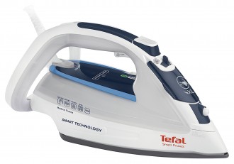Fier de calcat Tefal Smart Protect FV4970G0, Talpa Durilium, 2500 W, 0.27 l, 150 g/min,