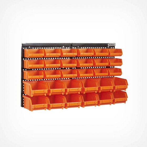 Organizator de perete cu 30 de sertare fabricate din plastic rezistent VonHaus 3515240