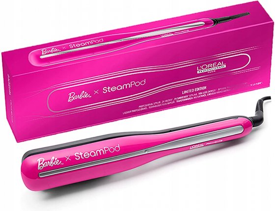 Placa profesionala de par pentru coafare si ingrijire L’Oréal Professionnel Steampod 3.0 , LP7220 Barbie