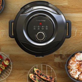 Accesoriu pentru prajit TEFAL Turbo Crisp LF101810, argintiu-negru