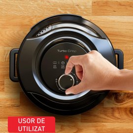 Accesoriu pentru prajit TEFAL Turbo Crisp LF101810, argintiu-negru