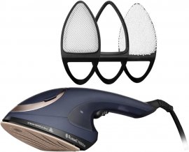 Aparat de calcat cu aburi Russell Hobbs 28370-56, 1700 W, Capacitate 150 ml, Incalzire rapida, Ceramica, Albastru