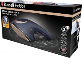 Aparat de calcat cu aburi Russell Hobbs 28370-56, 1700 W, Capacitate 150 ml, Incalzire rapida, Ceramica, Albastru