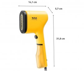 Aparat de calcat vertical cu abur Tefal Pure Pop Garment DT2026, 1300 W, recipient apa 70 ml, autonomie 4 minute