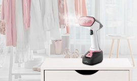 Aparat de calcat vertical cu aburi ETA Stephany 2270, 1400 W, 380 ml, 25 g / min
