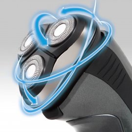 Aparat de Ras Electric fara Fir HAEGER G-MAN ULTRA, Autonomie 90 Min, Utilizare Wet & Dry, 3 Lame cu Sistem Flotant, Afisaj LED, Waterproof