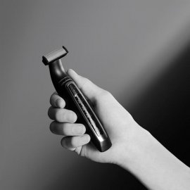 Aparat de tuns barba Rowenta X Karl Lagerfeld Forever Sharp TN602LF0, Acumulator, 120 minute