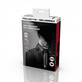 Aparat de tuns barba Rowenta X Karl Lagerfeld Forever Sharp TN602LF0, Acumulator, 120 minute