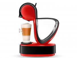 Aparat Espresso DeLonghi Dolce Gusto Infinissima EDG260.R, functie capuccino, capacitate 1.2L, putere 1470W, presiune 15 bar, culoare rosu