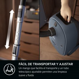 Aspirator cu sac AEG AB61C2DB,  850W, sac 3.5l, Albastru