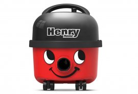 Aspirator cu sac Henry Numatic NRV160-11, Capacitate 6 l, Putere 620 W, Raza de actiune, 26 m, Rosu