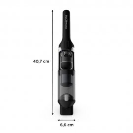 Aspirator de mana Rowenta X-Touch AC9736WO, autonomie 10 min, 2 accesorii, recipient 200ml, gri alb