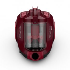 Aspirator fara sac Rowenta Swift Power Cyclonic RO2910EA, putere 750W, 3 niveluri de filtrare, acoperire 7.5m, recipient de praf de 1.2L, motor Effitech, culoare rosu