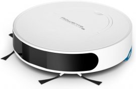 Aspirator robot Rowenta X-Plorer S130 AI RR9067WH, 8 cm grosime, cartografiere permanenta, Tehnologia Smart Exploration, 120 min, Alb