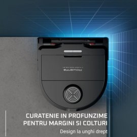 Aspirator robot Rowenta X-Plorer Serie 240+ RR9695WH, navigare 3D Vision, autonomie 120 min, Recipient separat golire praf, mop Smart Aqua Power