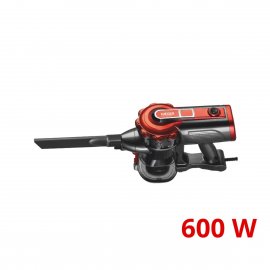 Aspirator Vertical si de Mana cu Fir Ultra Usor HAEGER Venus Plus, 2in1, Fara Sac, 600W, Putere 18,5 Kpa, 0.6L, Perie Rotativa cu Led, Filtru HEPA, Ciclonic, Tub Aluminiu, Cablu 5m, VC-600.047A
