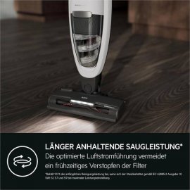 Aspirator vertical fara fir 2-in-1 Aeg HYGIENIC 5000 AS52H212XN, 21.6 V, autonomie 50 min, 79dB, 