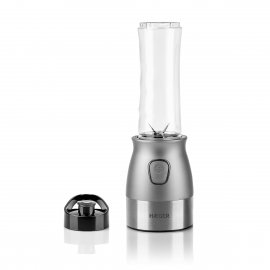 Blender HAEGER Perfect Combo 2 in 1 Blender and Chopper, Putere 500W, Bol Sticla 2 Litri, Recipient Sport cu Capac 600ml Fara BPA, LQ-2E1.009A