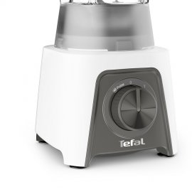 Blender Tefal Blendeo+ BL2C0130, 450W, 1.25L, 2 viteze, functie Pulse, maruntire gheata, 4 lame detasabile, alb