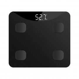 Cantar Electronic de Baie Inteligent HAEGER Inteliscale, Bluetooth, Digital, Compatibil IOS si Android, Maxim 180Kg, Grasime Corporala, Hidratare, Masa Musculară, Osoasa, IMC, BS-DIG.014A