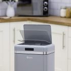 Cos de Gunoi Electric cu Senzor, Swan SWKA4500GRN, Tehnologie infrarosu, Capacitate 45 Litri, Senzor Miscare Inteligent