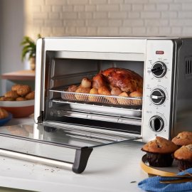 Cuptor cu aer cald Russell Hobbs 26680-56, cuptor 5-in-1: Airfryer, mini cuptor, grill, prajitor, functie de incalzire, 20 L, diametru pizza 30 cm