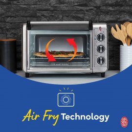 Cuptor cu aer cald Russell Hobbs 26680-56, cuptor 5-in-1: Airfryer, mini cuptor, grill, prajitor, functie de incalzire, 20 L, diametru pizza 30 cm