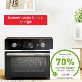 Cuptor cu aer cald Tefal Easy Fry FW605810, 7 programe automate, 3 programe manuale, capacitate 20 L, cos pentru gatit cu aer cald