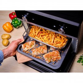 Cuptor cu aer cald Tefal Easy Fry FW605810, 7 programe automate, 3 programe manuale, capacitate 20 L, cos pentru gatit cu aer cald