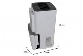 Dezumidificator Daewoo COL1471, 12 l/24h, 350 W, capacitate recipient 2 litri, filtru lavabil, timer 24h, suprafata dezumidificare 40 mp, display Led