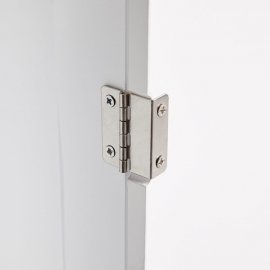 Dulap depozitare pentru baie VonHaus 3009001, cu 4 sertare si o usa cu rafturi interioare, din MDF cu aspect de lemn, 55x30x82cm, alb