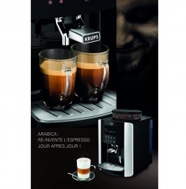 Espressor automat Krups EA817810, Functie Cappucino, 15 Bar, 1450W, Cafea Boabe, Display, capacitate rezervor 1.7L, rasnita integrata, 6 bauturi