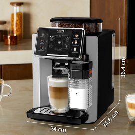 Espressor automat KRUPS Sensation Milk EA912B10, Capacitate  1.7l, Putere 1450W, 15 bar, negru