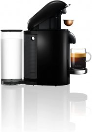 Espressor cu capsule Krups XN 9008 VertuoPlus Nespresso, putere 1260W, capacitate 1.7L, gata de utilizare in 20 sec, 4 variante de cafea, rezervor pentru capsule folosite, culoare negru