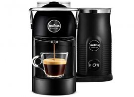 Espressor cu capsule Lavazza Jolie Coffee 18000216, cu aparat de preparat spuma de lapte, presiune  bar, putere 1250W, oprire automata, capacitate 600 ml, 31936 