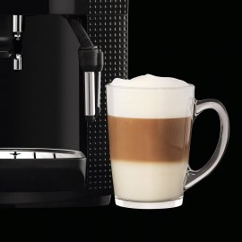 Espressor de cafea automat Krups EA81M870 Essential, presiune 15 bar, putere 1450W, capacitate rezevor de apa 1.7L, rasnita integrata, accesoriu cappuccino