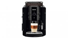 Espressor de cafea automat Krups Essential Picto EA81R870, presiune 15 bar, putere 1450W, capacitate rezervor 1.7L, rasnita integrata, 6 bauturi, functie cappuccino