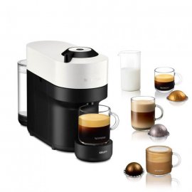 Espressor KRUPS cu capsule Nespresso Vertuo Pop XN920110, 1500W, 19 Bar, Centrifusion, Conectare la telefon, 0.6L, Alb