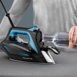 Fier de calcat cu abur Rowenta DW5310D1 Microsteam 400 Focus Excel, Putere 2700W, Rezervor 300 ml Sistem antipicurare, Jet Abur 180 g/min