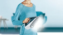 Fier de calcat cu abur Tefal FV2830, 2600W, jet de abur 185g/min, abur continuu 40g/min, talpa Durilium Ariglide, functie anti-calcar