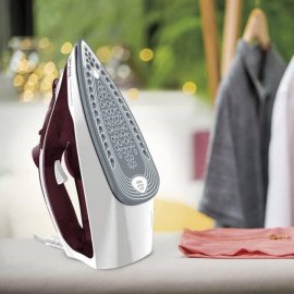 Fier de calcat cu abur Tefal FV2869, 2600W, jet de abur 190g/min, abur continuu 45g/min, talpa Durilium Ariglide, functie anti-calcar