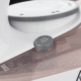 Fier de calcat Russell Hobbs Pearl Glide Rose 23972-56 2600 W Talpa cu perle Auto-curatare Roz/Alb