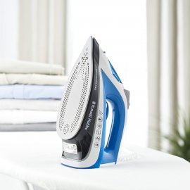 Fier de calcat Russell Hobbs Speedglide Pro 23970 2600 W Talpa ceramica antiaderenta, Tehnologie Anti-Calc & Auto-curățare