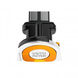 Fier de calcat Tefal Ultimate Pure FV9847E0, 3200W, jet abur 260g/min, abur variabil 0-60g/min, talpa Durilium AirGlide AutoClean, oprire automata, negru/auriu