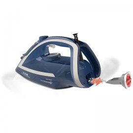 Fier de calcat Tefal Ultragliss Plus FV6830E0, 2800W, talpa Durilium AirGlide, Jet de abur 250 g/ min, functie Eco, albastru