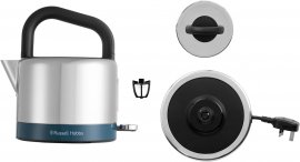 Fierbator de apa Russell Hobbs Distinctions Ocean Blue 26421-70, 1,5 litri, 2400W, Inox